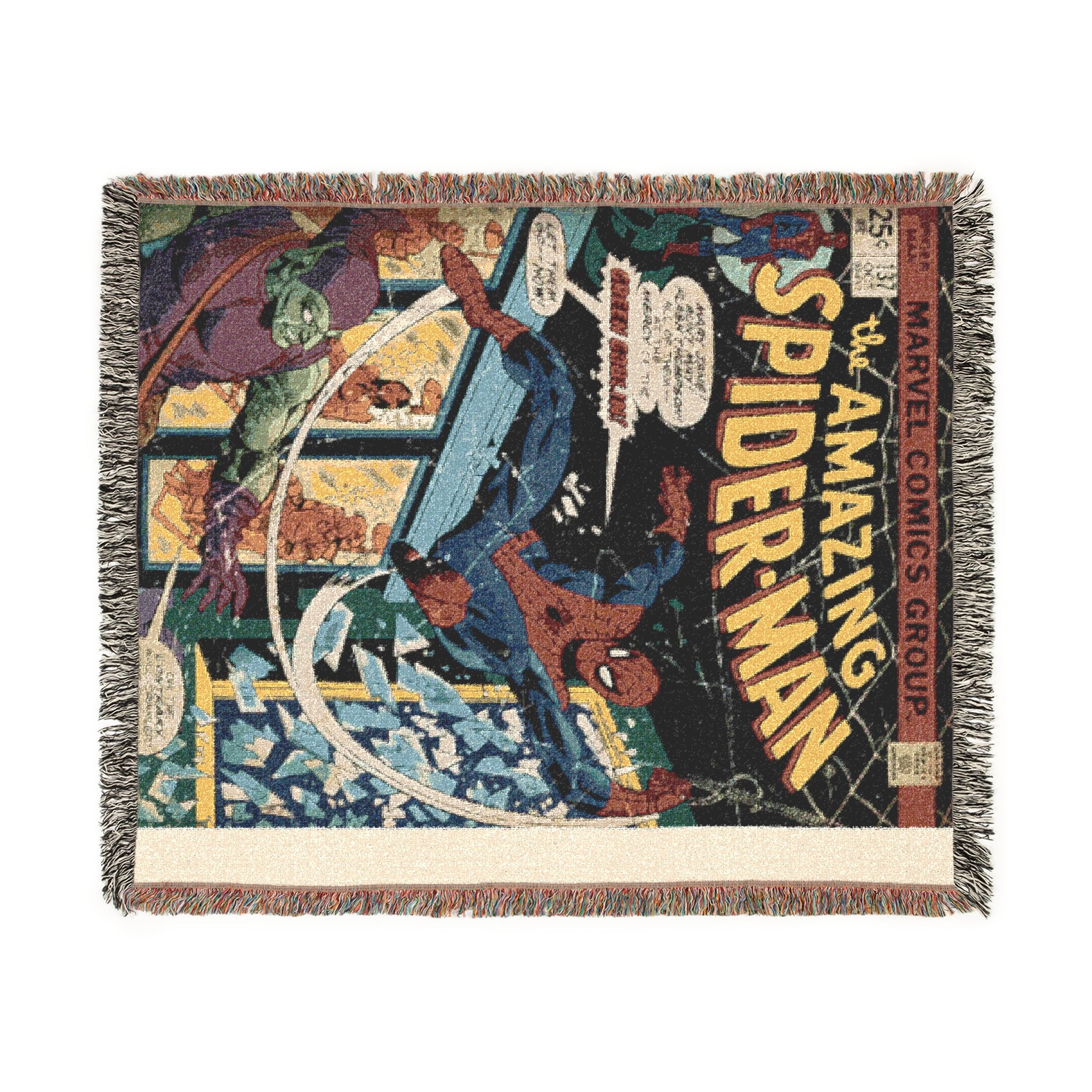 Web Man Woven Blanket