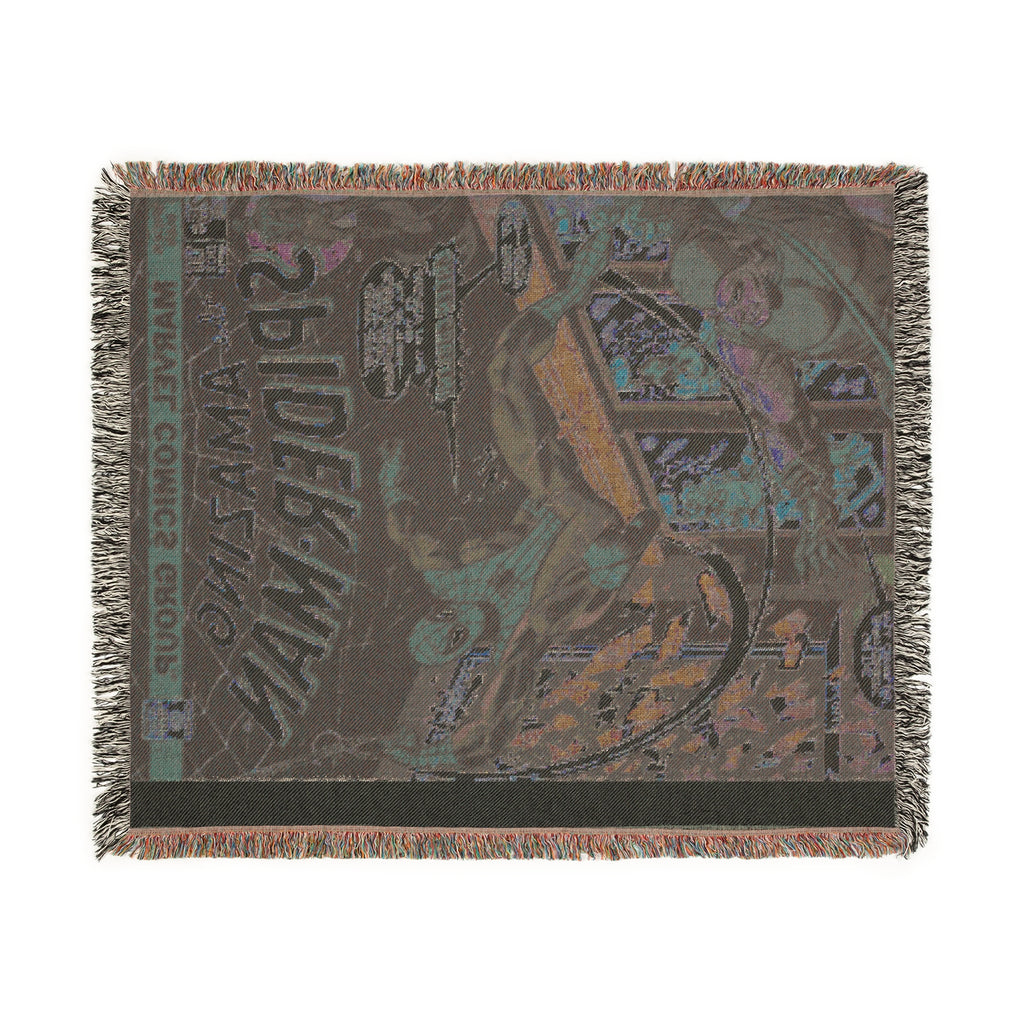 Web Man Woven Blanket