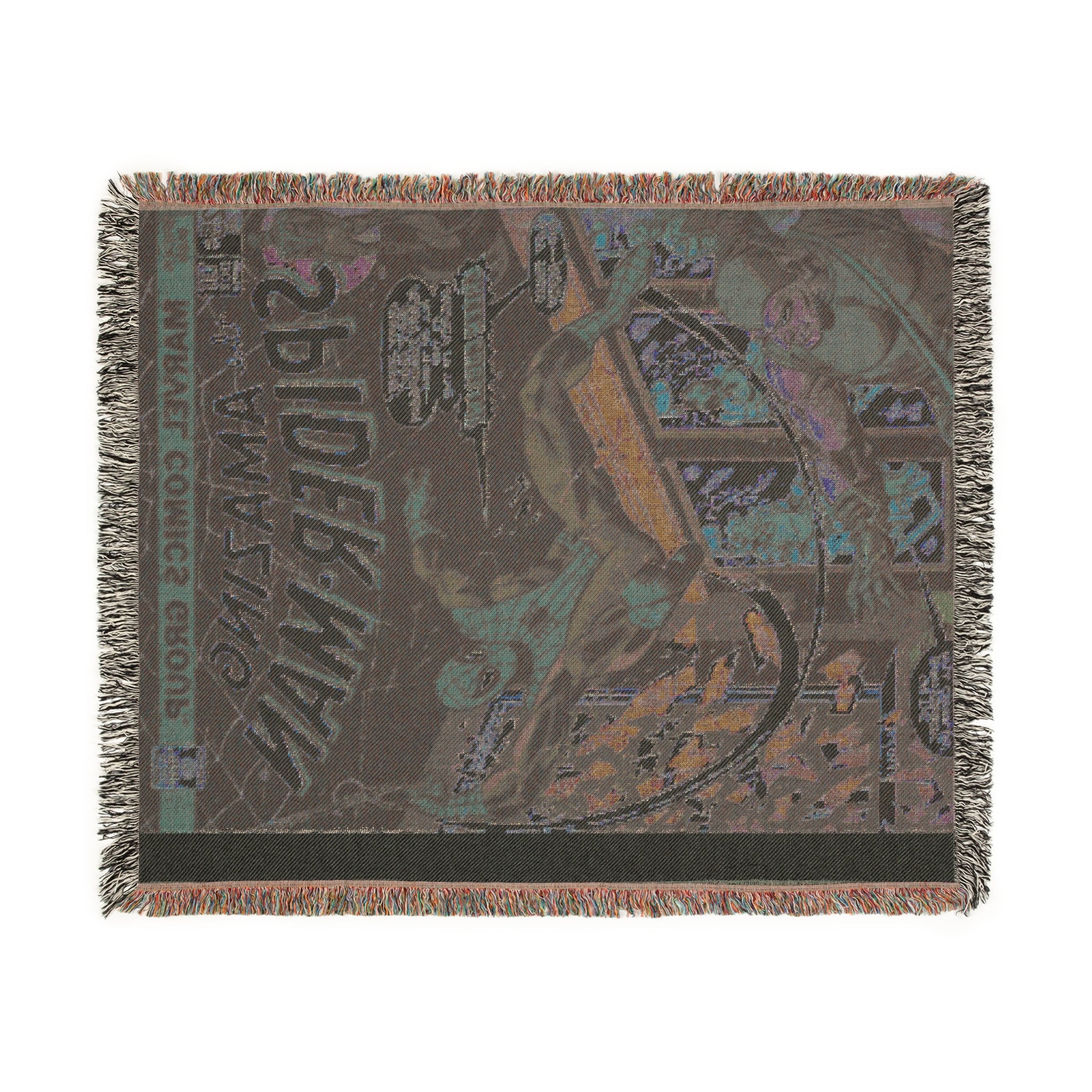 Web Man Woven Blanket