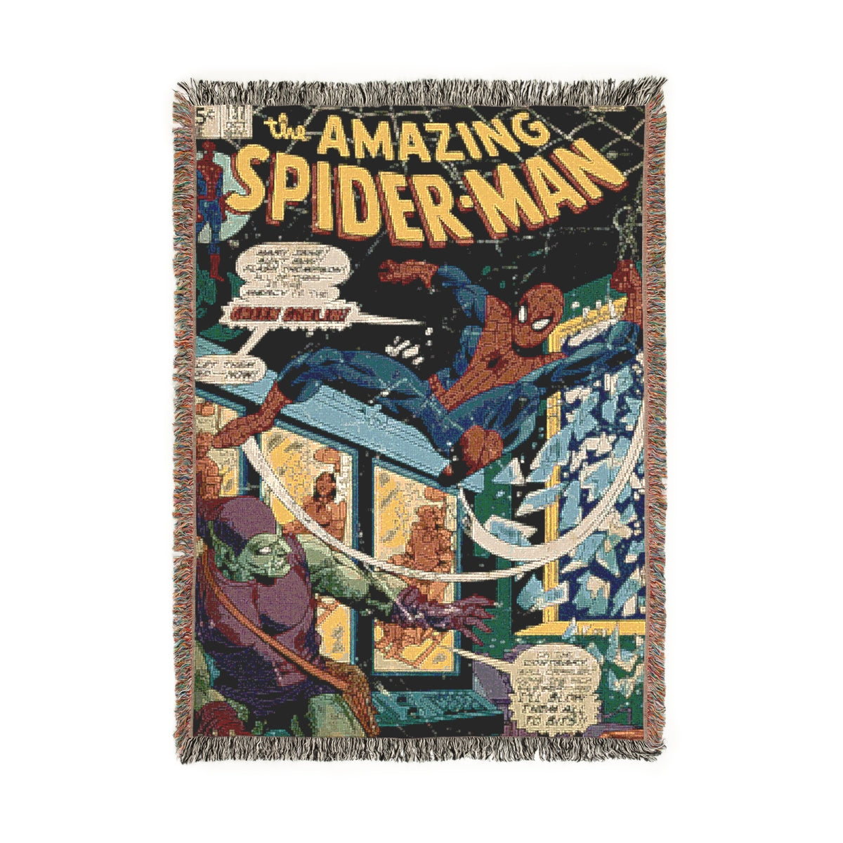 Web Man Woven Blanket